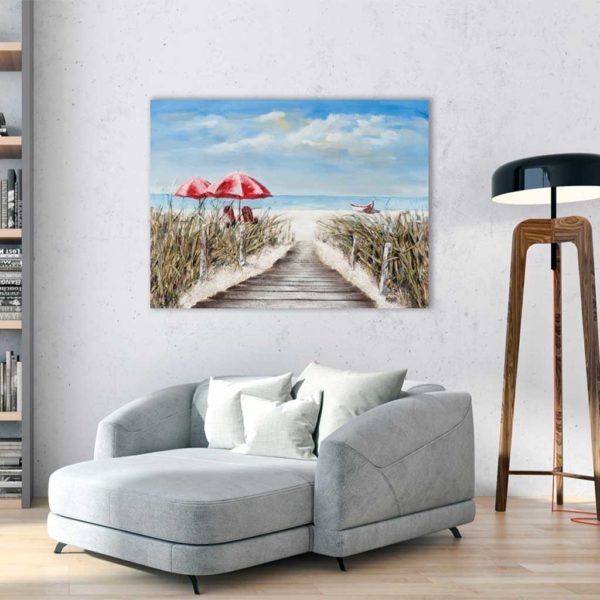 Imageland Bild Holzbrücke zum Strand