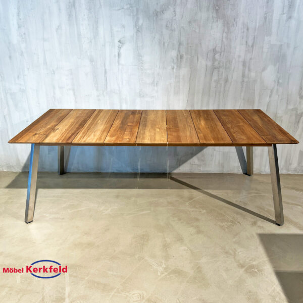 Zebra Tisch Linax 7280 Edelstahl/Teak – sofort verfügbar!