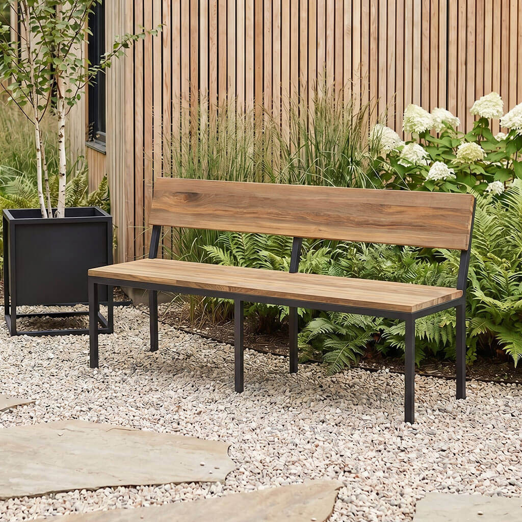 Zebra Bank Alex 7186 Aluminium/Teakholz 1 zebra bank alex