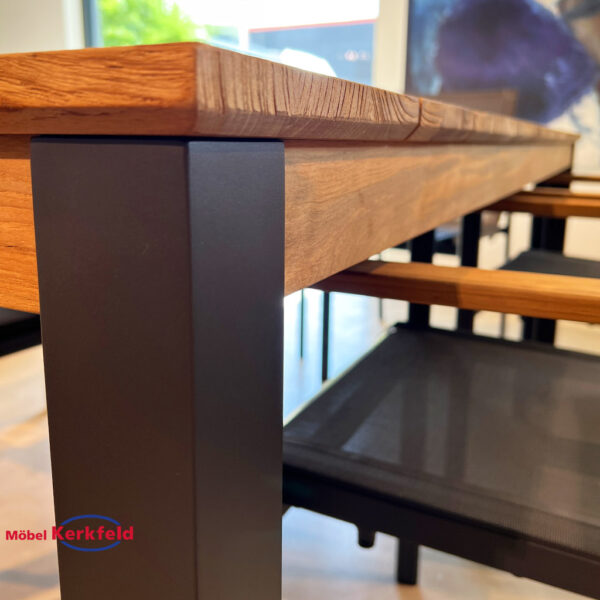 Zebra Tisch Derex 7476 Teakholz/Aluminium
