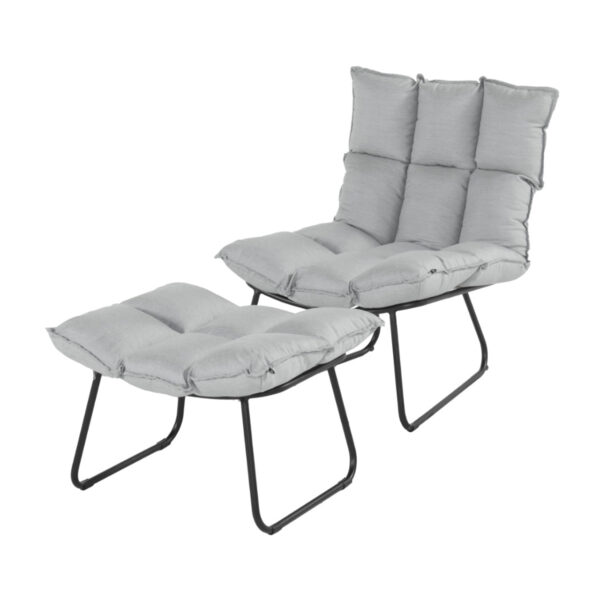 SCHÖNER WOHNEN-Kollektion Sessel mit Hocker LESKA