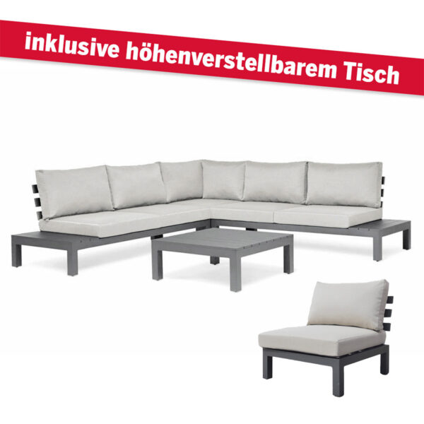 SUNS Lounge Set Vita 5-tlg Ash Green – sofort verfügbar!