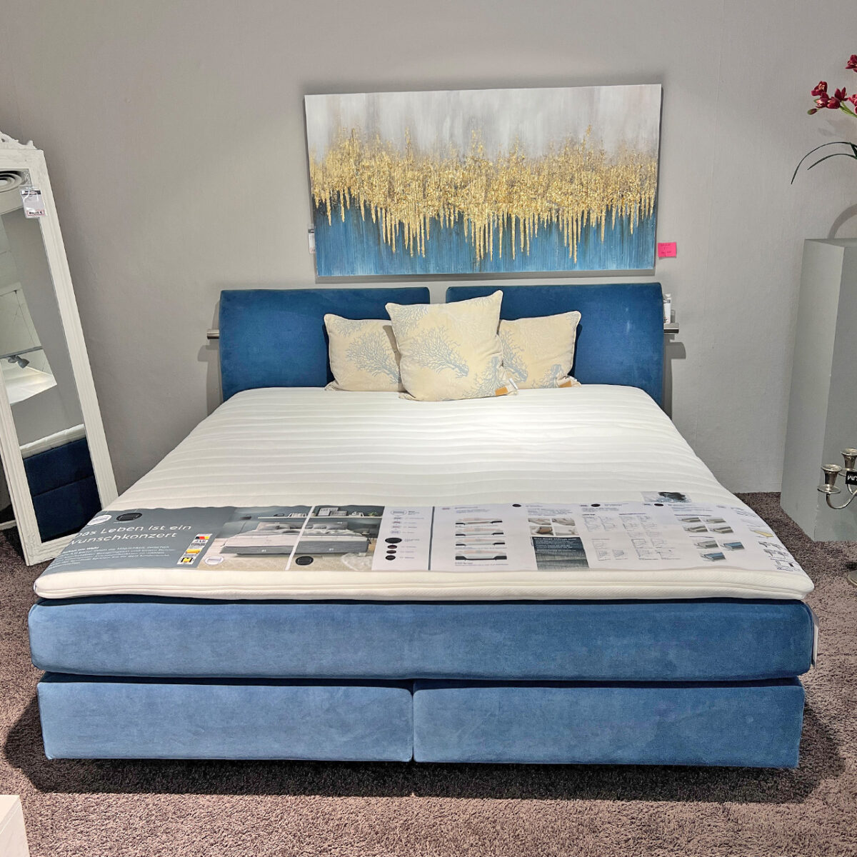 Femira Boxspringbett COUTURE Chianti – sofort verfügbar!