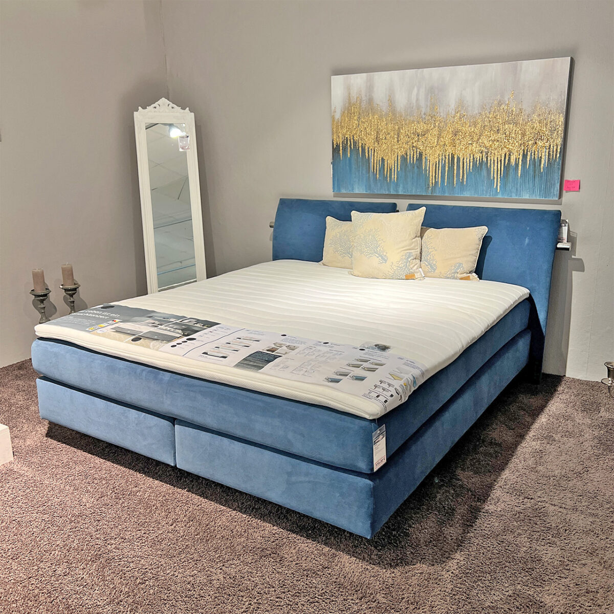 Femira Boxspringbett COUTURE Chianti – sofort verfügbar!