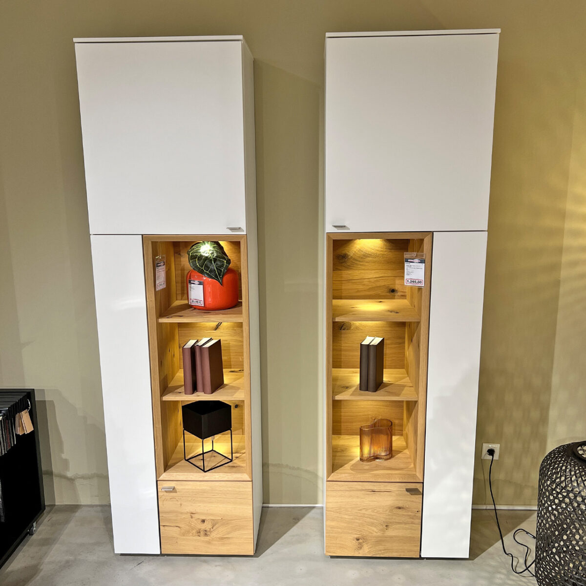 SCHÖNER WOHNEN-Kollektion Vitrinen 2er-Set MINO – sofort verfügbar!