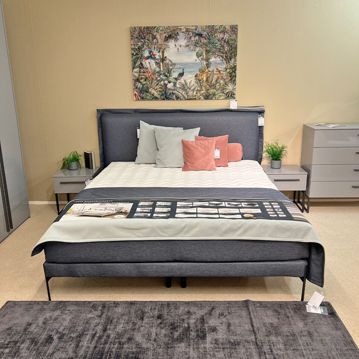 SCHÖNER WOHNEN-Kollektion Boxspringbett VITA Kopfteil 516 – sofort verfügbar!