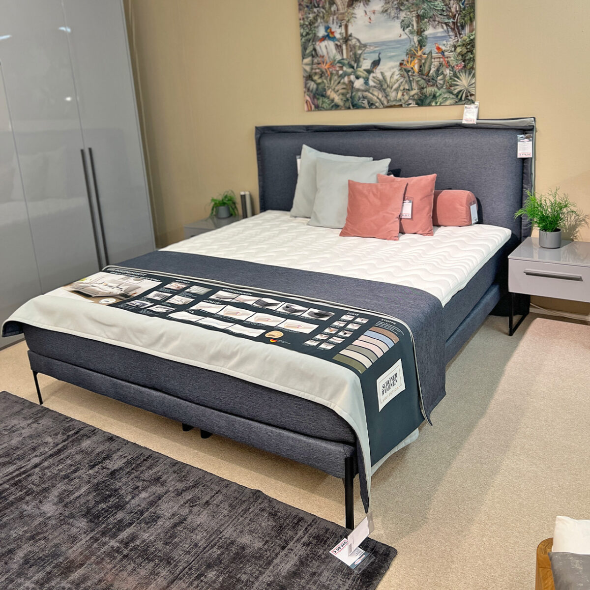 SCHÖNER WOHNEN-Kollektion Boxspringbett VITA Kopfteil 516 – sofort verfügbar!