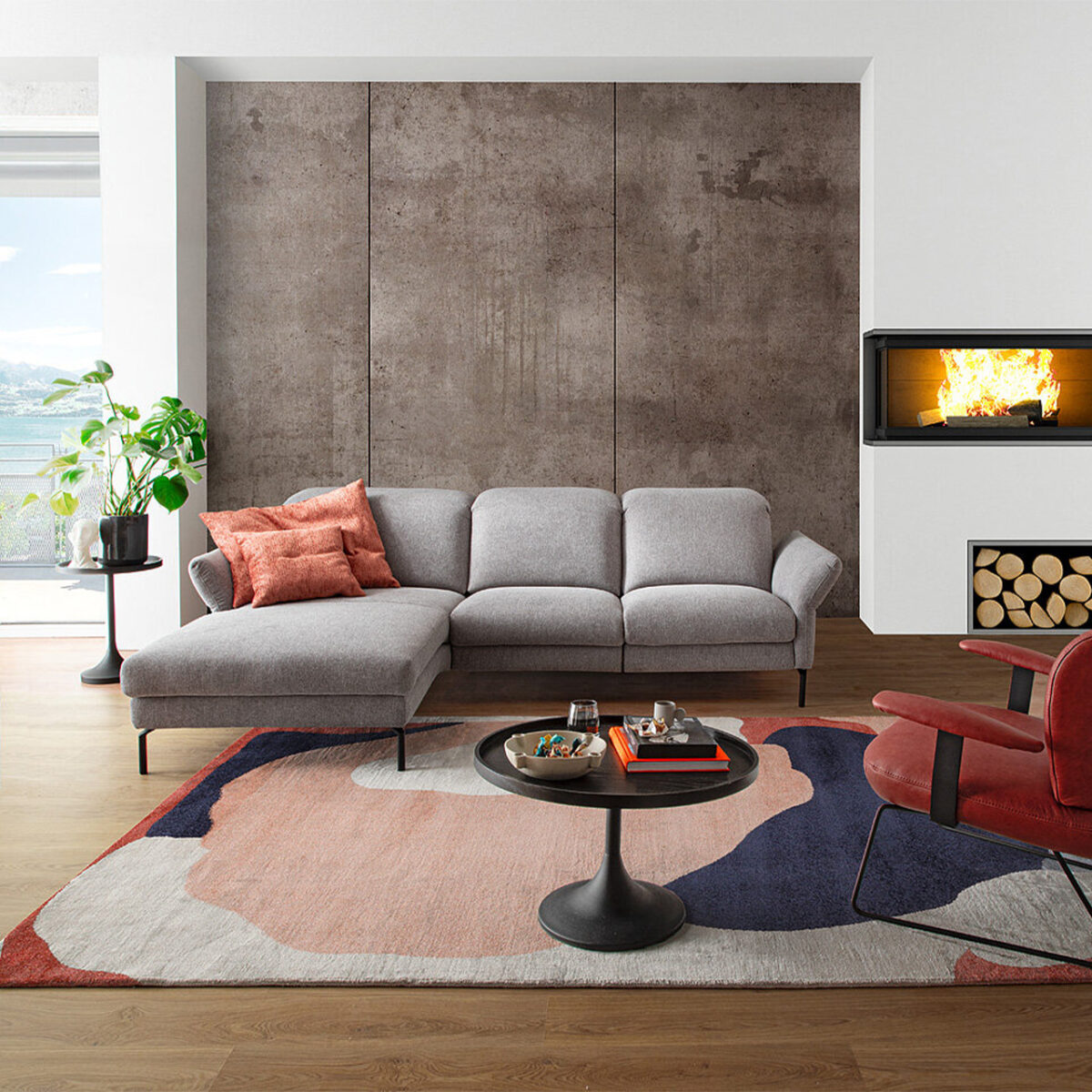 activineo Ecksofa Benson Stoff