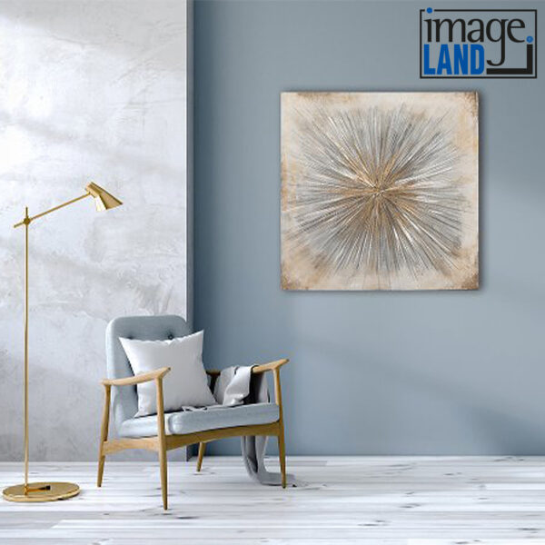 Imageland Bild Sonne in Gold und Silber