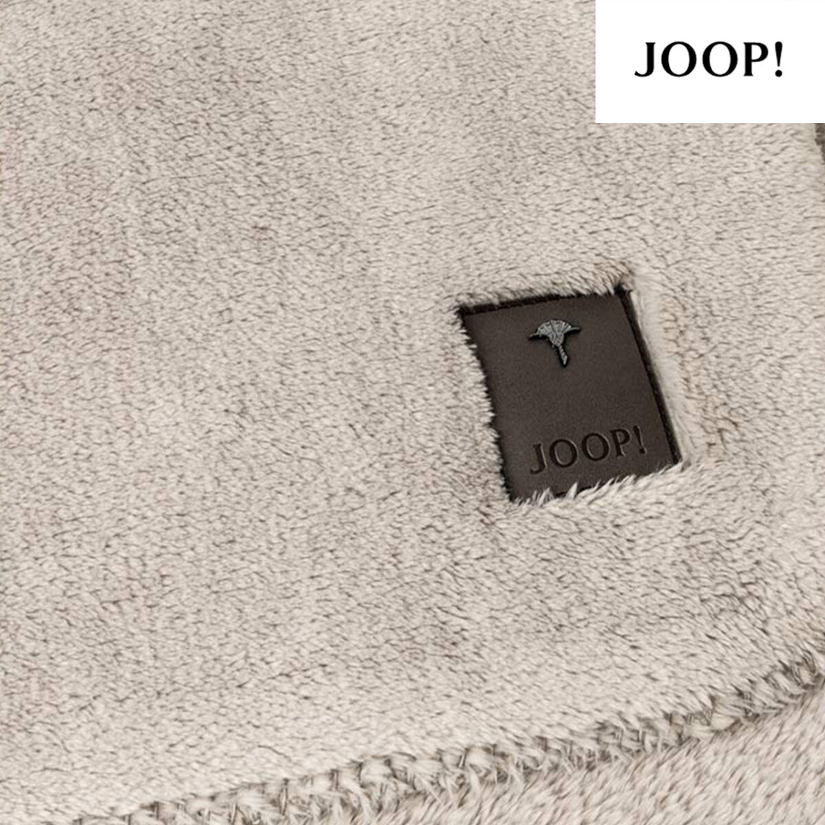 JOOP! Decke SLEEK grau
