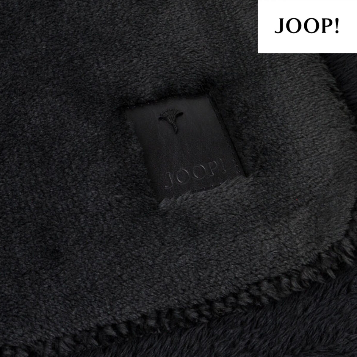 JOOP! Decke SLEEK schwarz