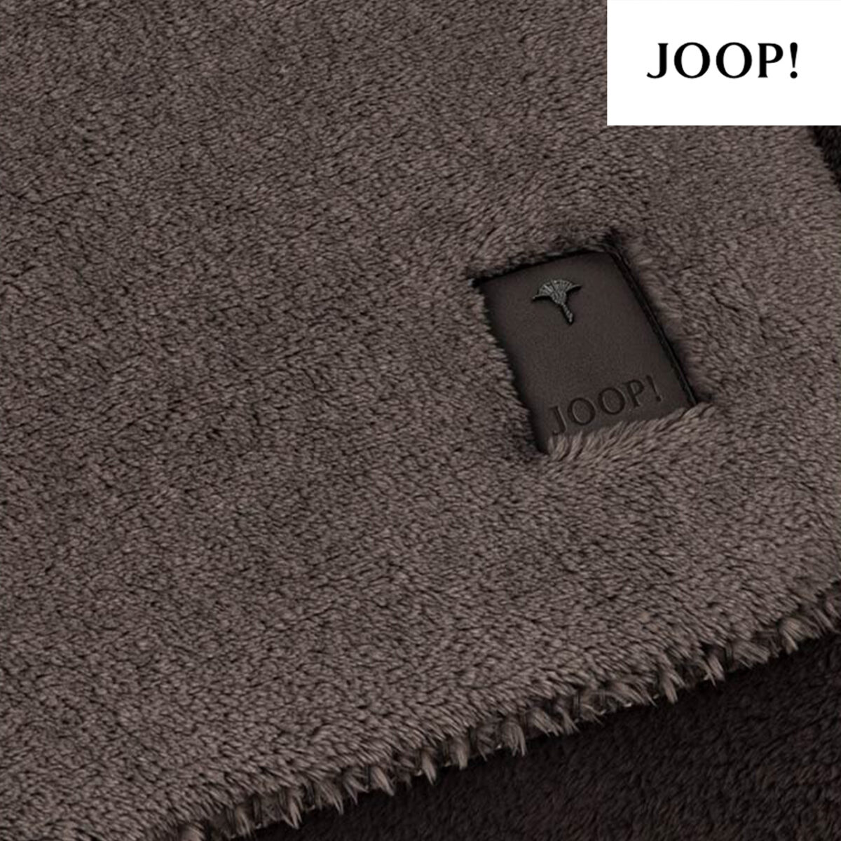 JOOP! Decke SLEEK stein