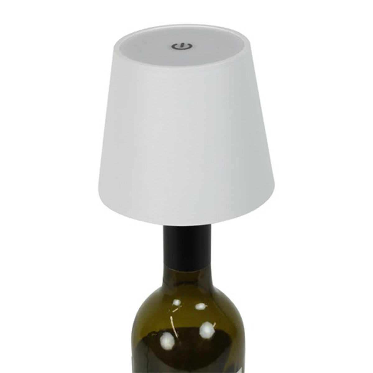 Tischlampe/Flaschenkorken „LED-TOUCH LUX“ weiß