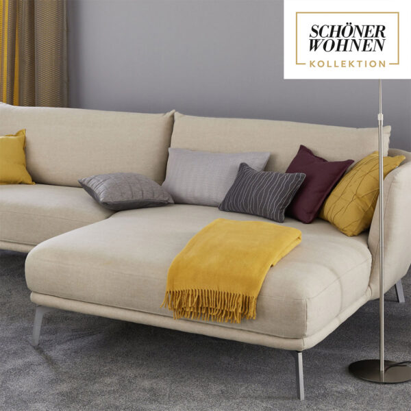 SCHÖNER WOHNEN-Kollektion Decke BASICS caramel
