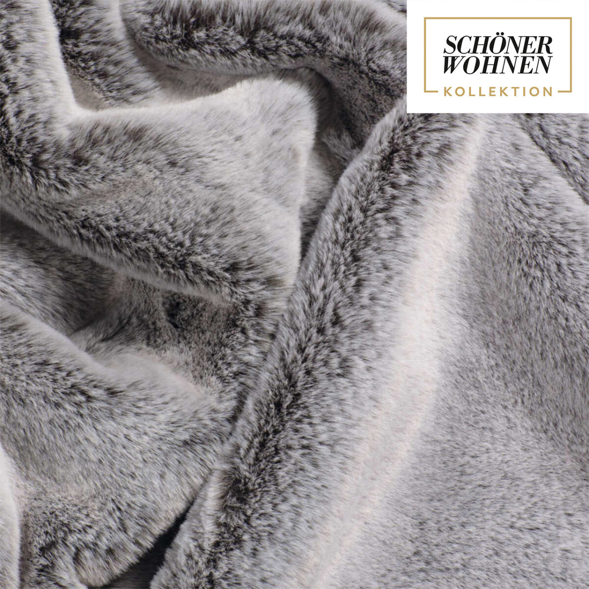 SCHÖNER WOHNEN-Kollektion Decke COZY grau