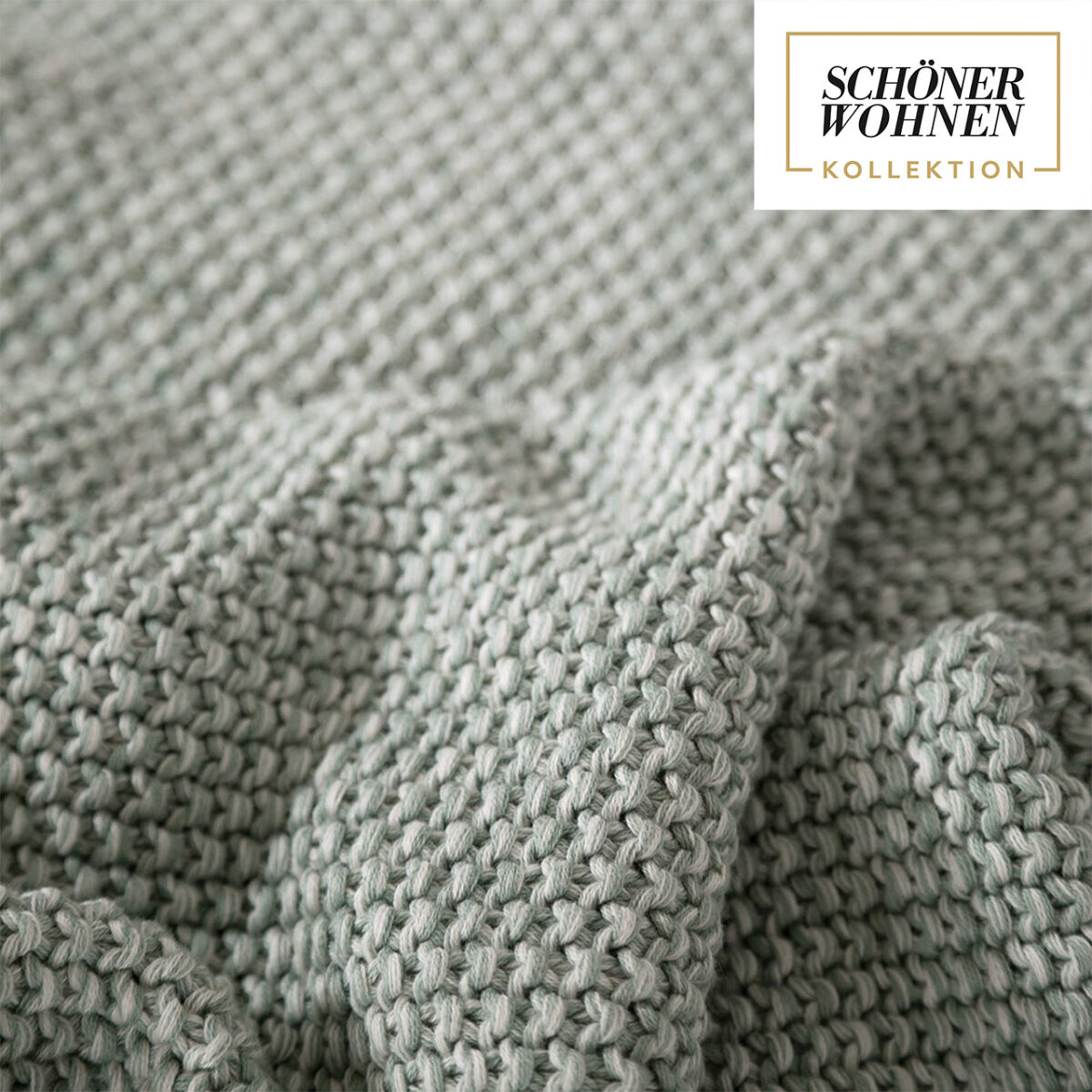SCHÖNER WOHNEN-Kollektion Decke MELANGE mint