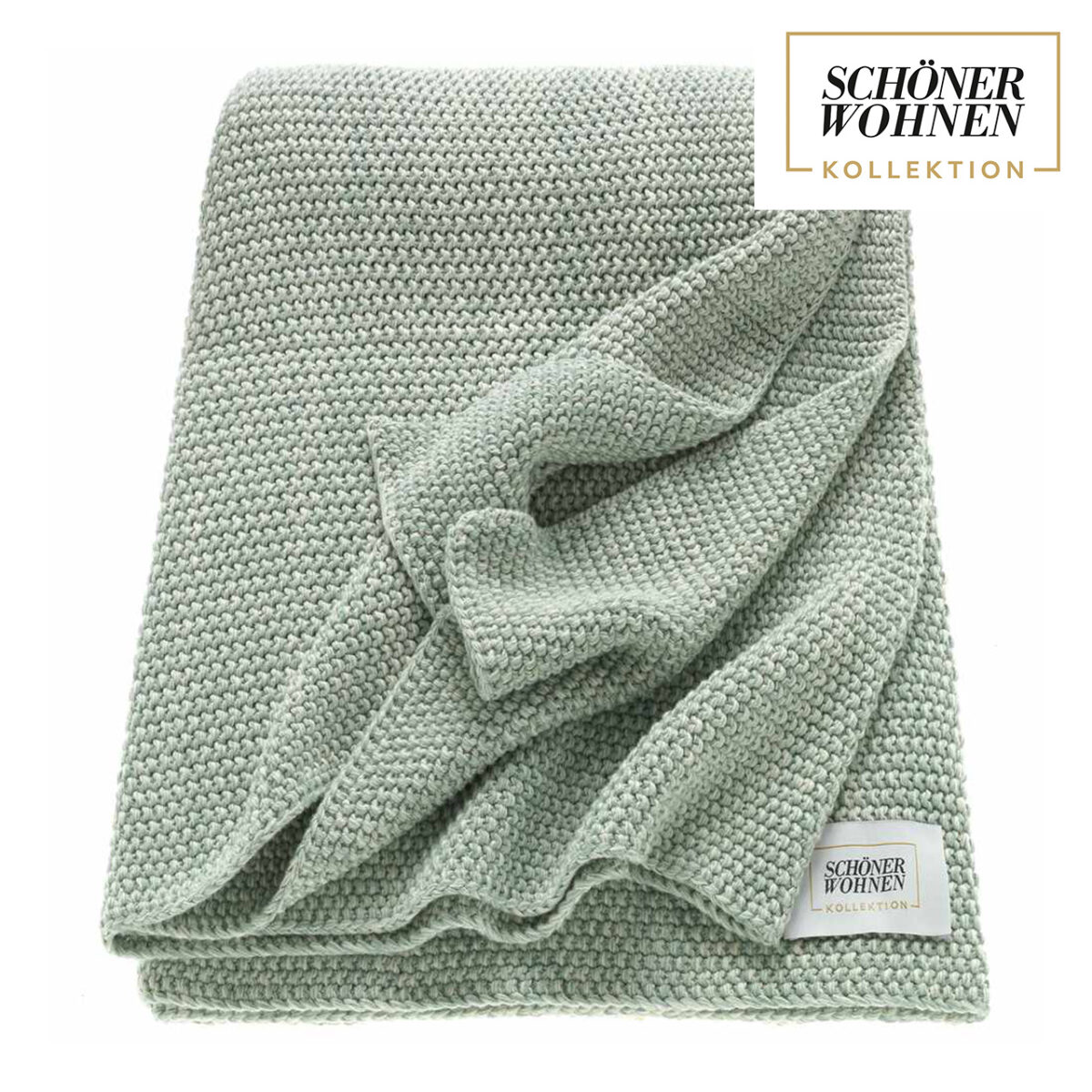 SCHÖNER WOHNEN-Kollektion Decke MELANGE mint