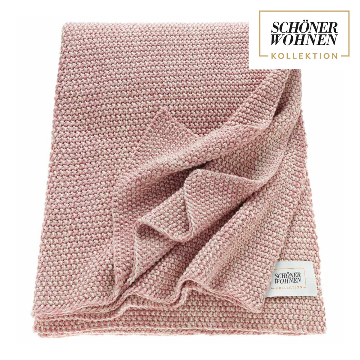 SCHÖNER WOHNEN-Kollektion Decke MELANGE rose