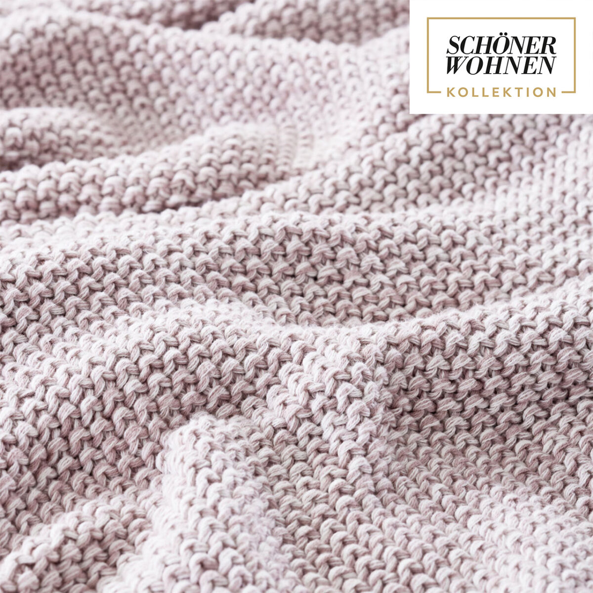 SCHÖNER WOHNEN-Kollektion Decke MELANGE rose