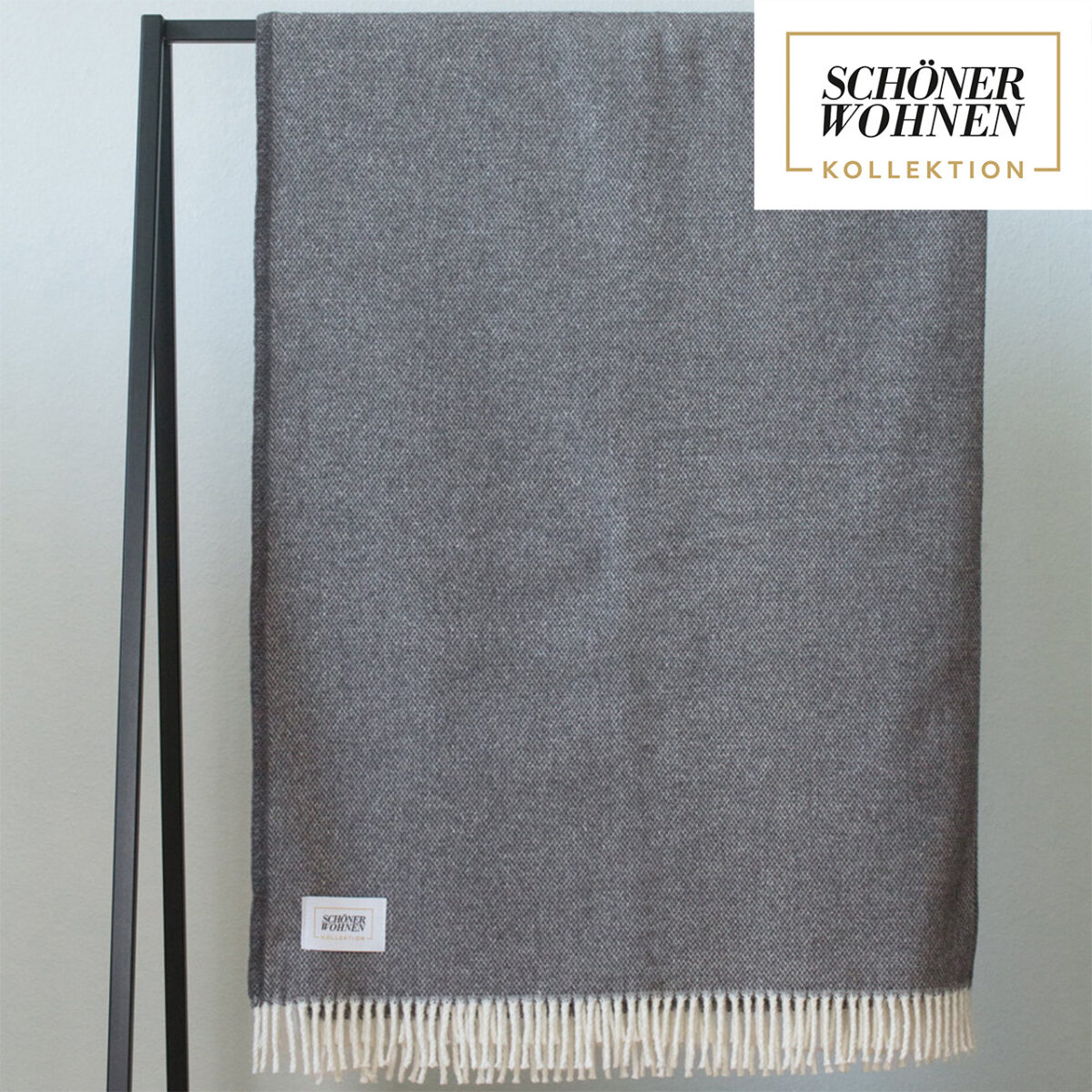 SCHÖNER WOHNEN-Kollektion Decke RELAX anthrazit