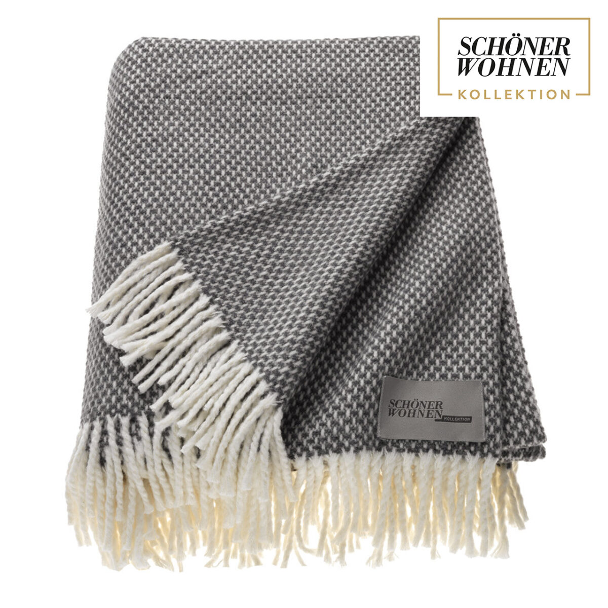 SCHÖNER WOHNEN-Kollektion Decke ZEN dunkelgrau