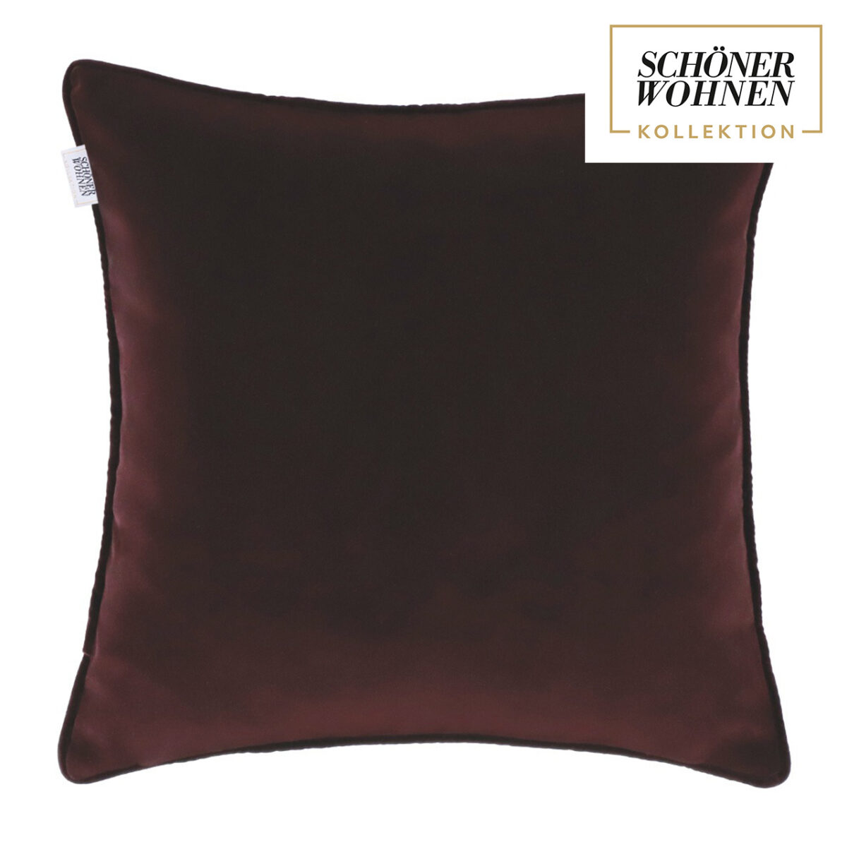 SCHÖNER WOHNEN-Kollektion Kissen AVENUE burgundy