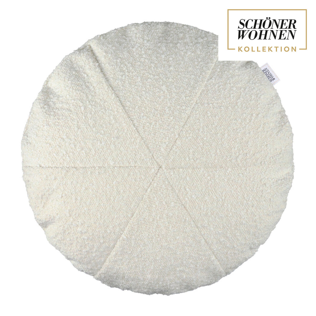 SCHÖNER WOHNEN-Kollektion Kissen rund BAY offwhite