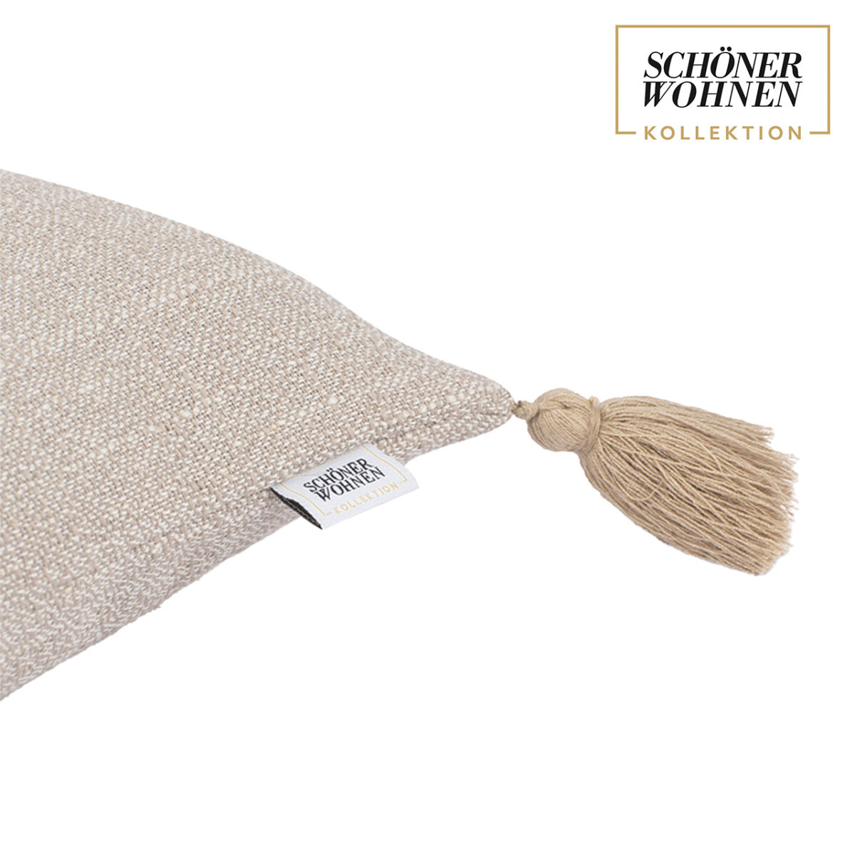 SCHÖNER WOHNEN-Kollektion Kissen klein BOHO sand