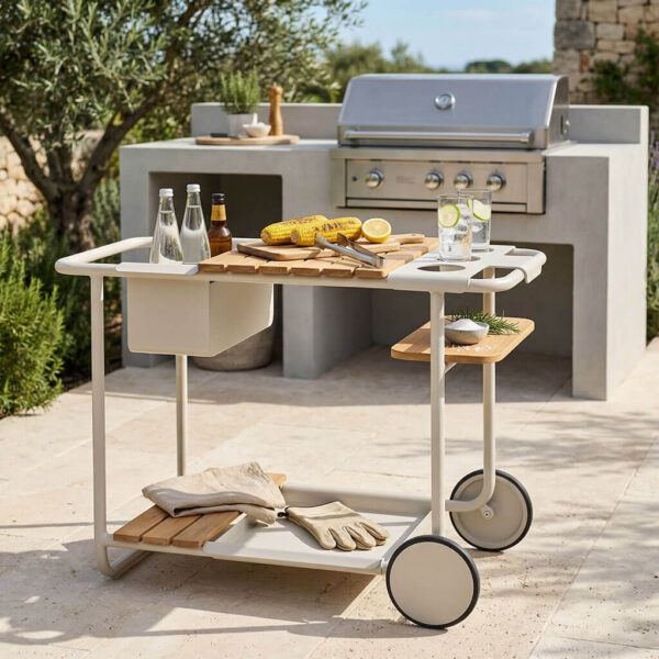 Möbel Kerkfeld in Borken - Möbel und Küchen auf 15.000 m² 47 ZEBRA Outdoor Trolley Somerset 6618 Aluminium/Teakholz