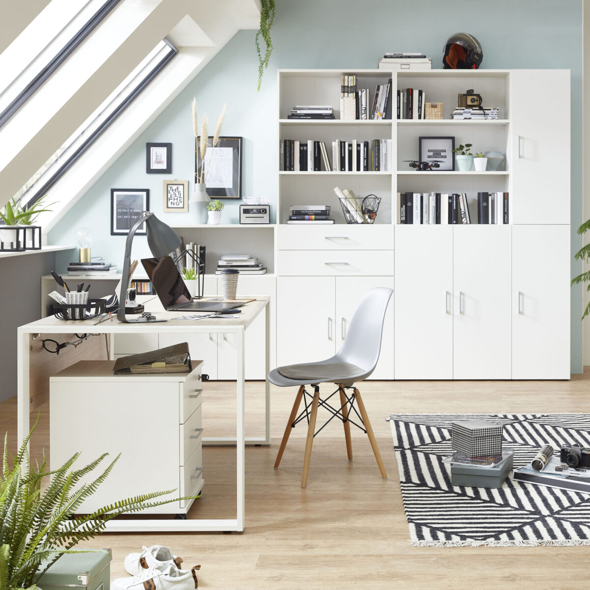 Büro Ausstellungsstücke