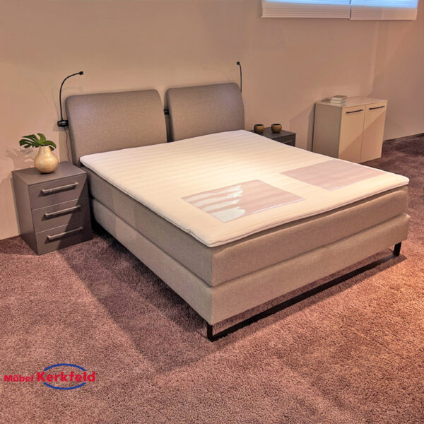 Boxspringbett DreamArt TL 3112 grau – sofort verfügbar!