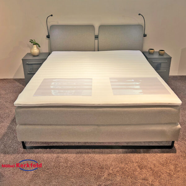 Boxspringbett DreamArt TL 3112 grau – sofort verfügbar!