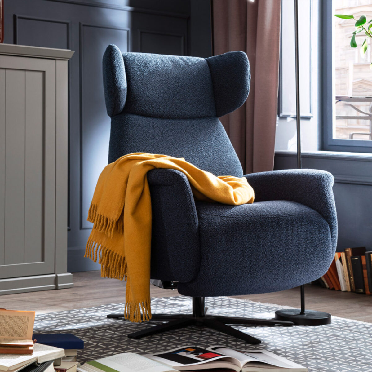 SCHÖNER WOHNEN-Kollektion Bouclé Relaxsessel CATOLA LAZYLINE