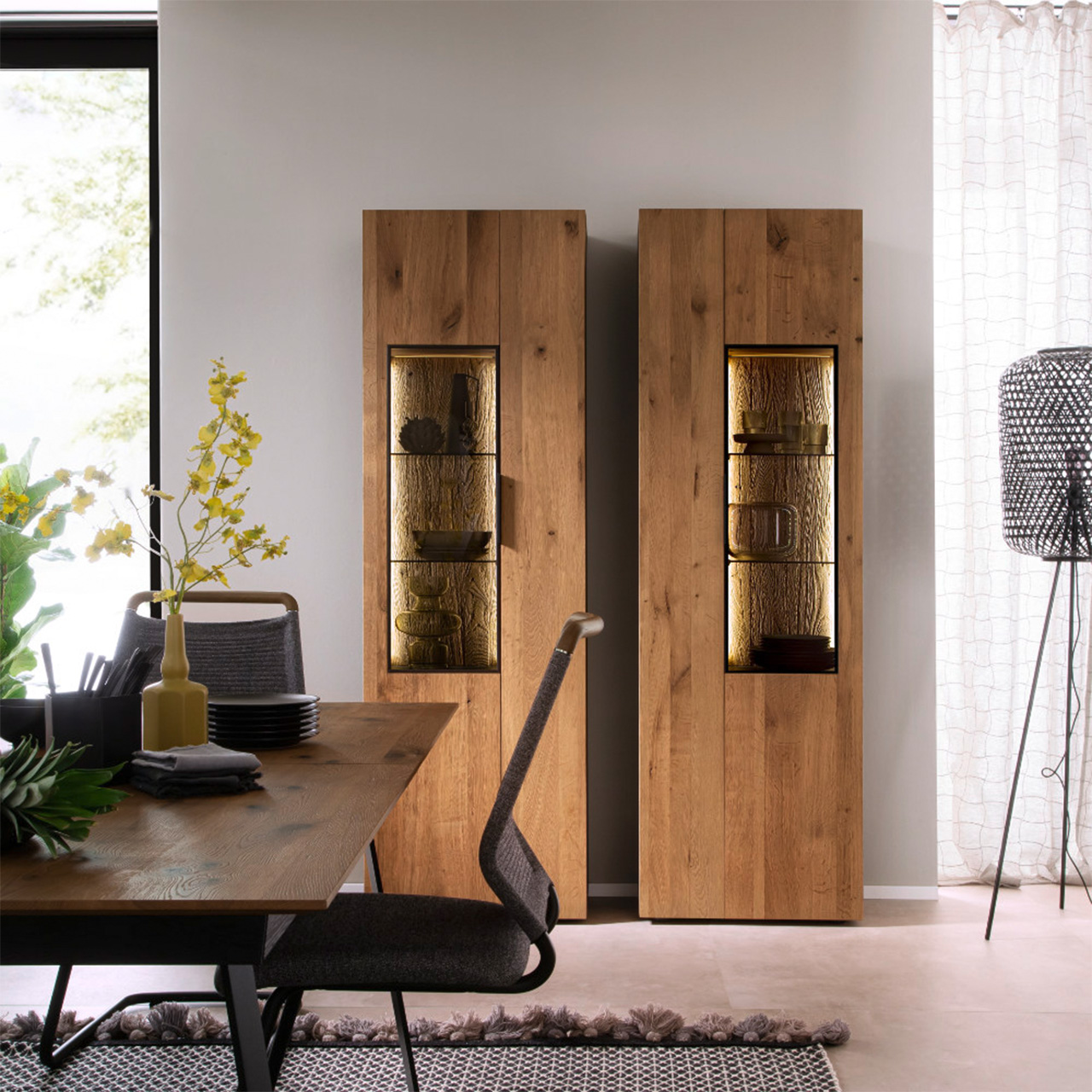 SCHÖNER WOHNEN-Kollektion Standvitrine YORIS