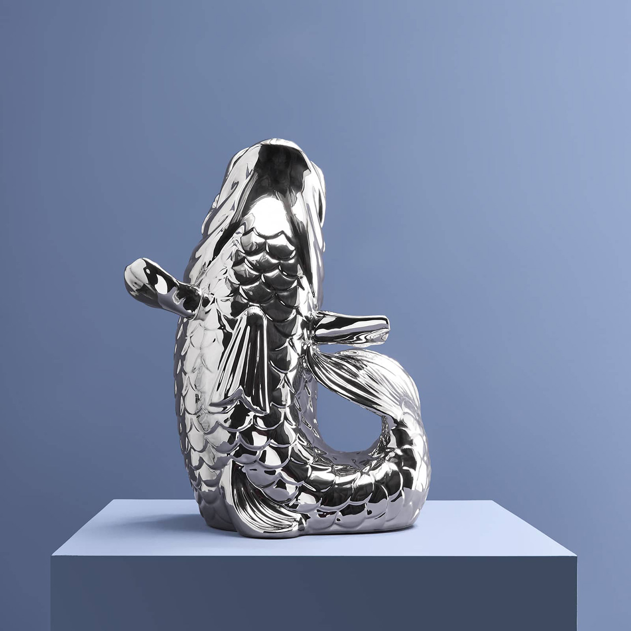 WERNS® Vase BLUBB 61 WERNS® Vase BLUBB keramik silber