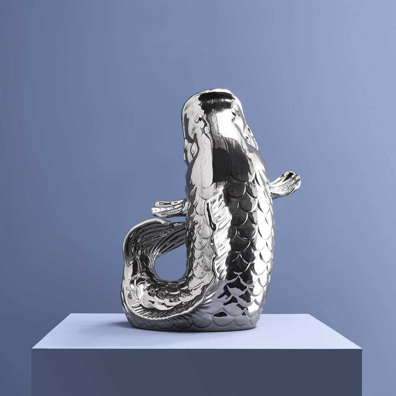 WERNS® Vase BLUBB 57 WERNS® Vase BLUBB keramik silber