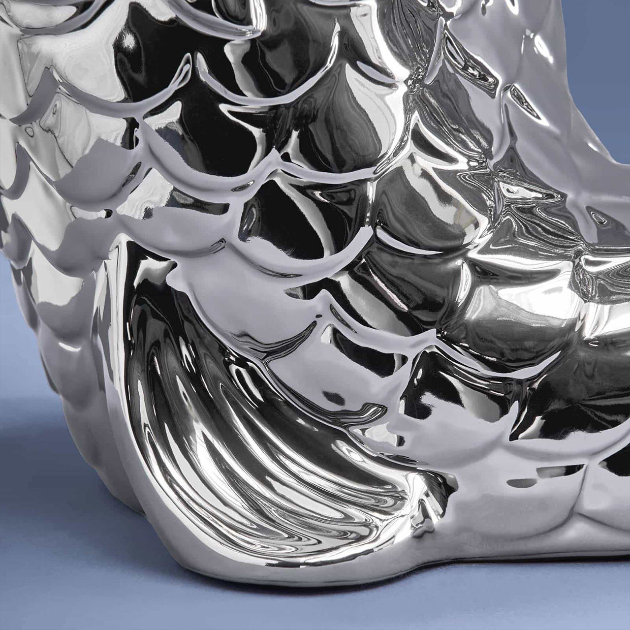 WERNS® Vase BLUBB 75 WERNS® Vase BLUBB keramik silber