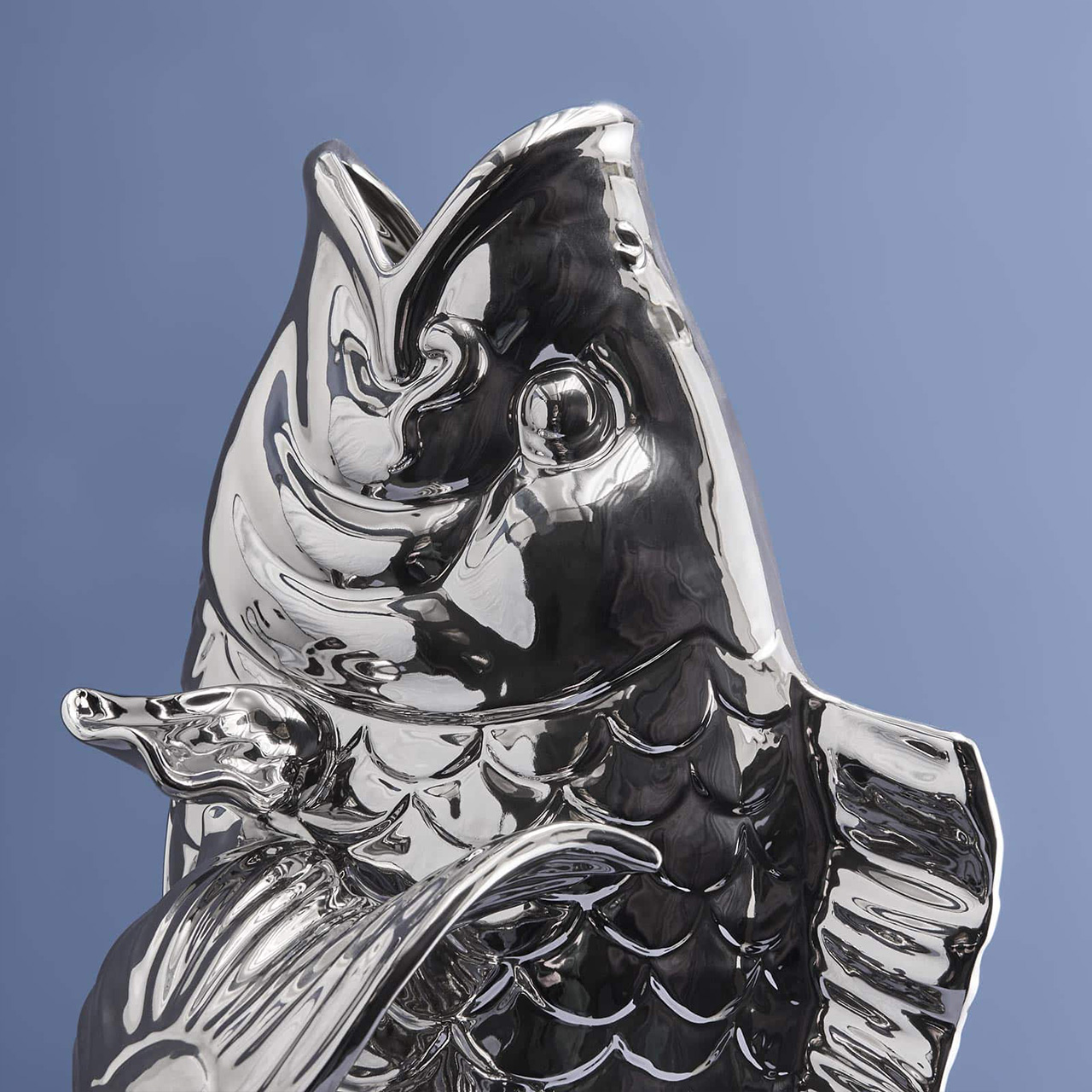 WERNS® Vase BLUBB 65 WERNS® Vase BLUBB keramik silber