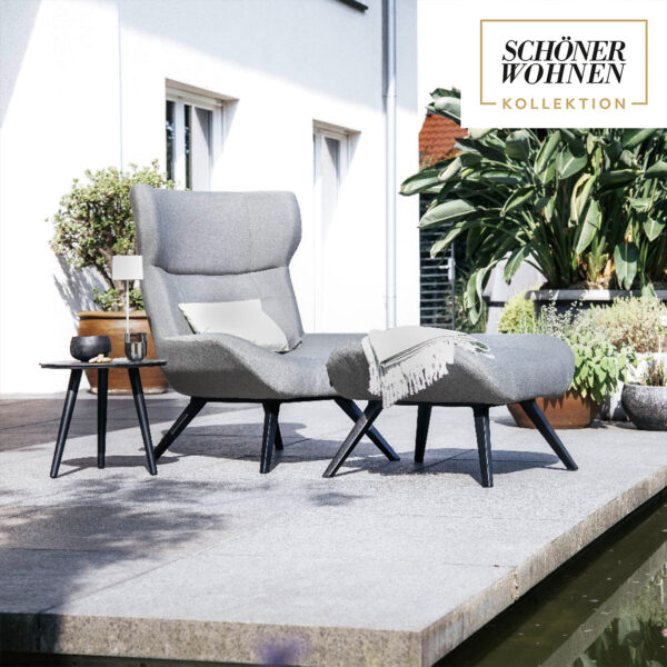 SCHÖNER WOHNEN-Kollektion Sessel mit Hocker ELIN