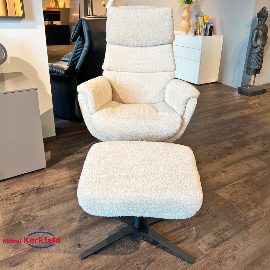 Hukla Relaxsessel mit Hocker MK 3024 – sofort verfügbar!