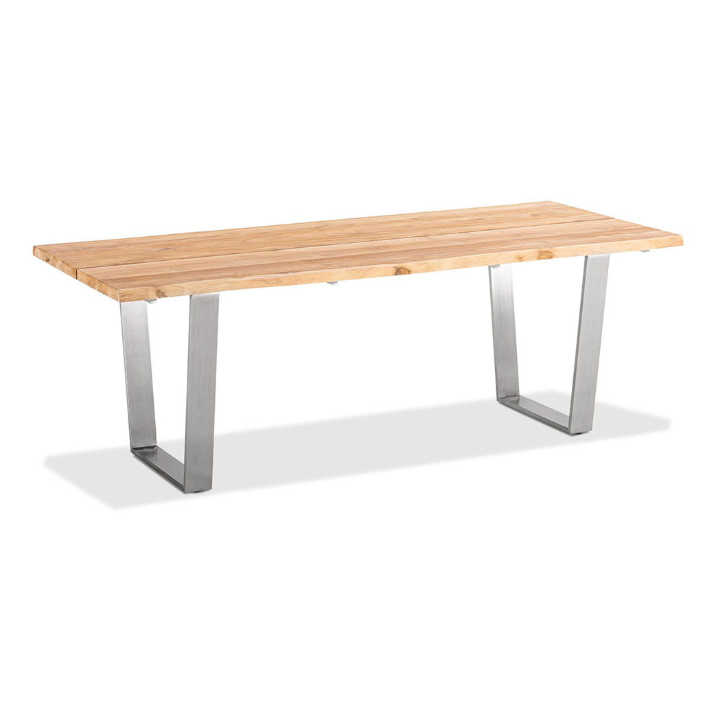 Niehoff Gartentisch Holz Solid Baumkantentisch 15 niehoff-gartentisch-holz-solid-trapez-edelstahl