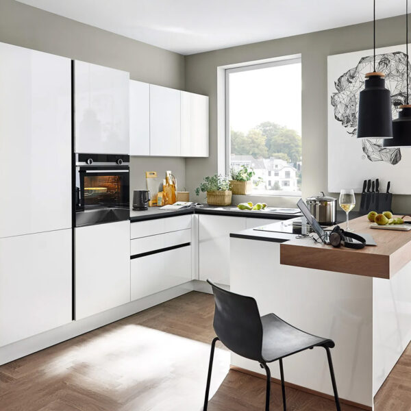 Nolte Küche LUX Weiß Hochglanz