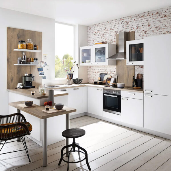 Nolte Küche MANHATTAN UNI Weiß