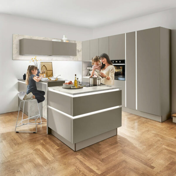 Nolte Küche PEARL Taupe metallic