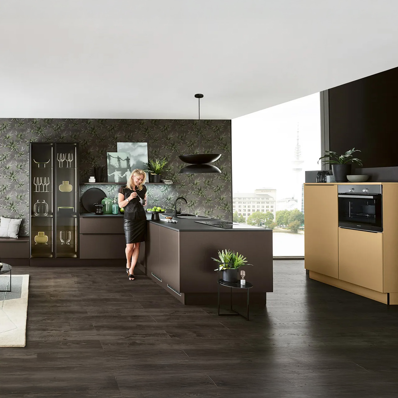 Nolte Küche SOFT LACK Sepiabraun softmatt - SOFT LACK Caramel softmatt 1 Nolte Küche SOFT LACK Sepiabraun softmatt - SOFT LACK Caramel softmatt