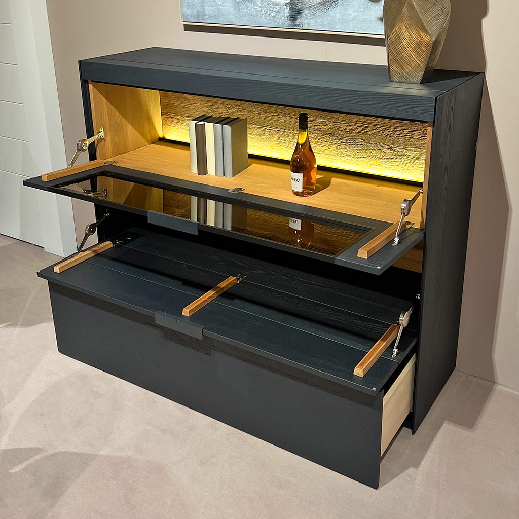 SCHÖNER WOHNEN-KOLLEKTION Highboard YORIS anthrazit 7 SCHÖNER WOHNEN-KOLLEKTION Highboard YORIS anthrazit – Bild 4