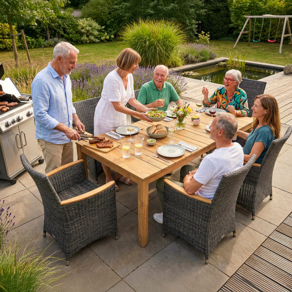 ZEBRA Sessel Status + Tisch Derex, 7-tlg.