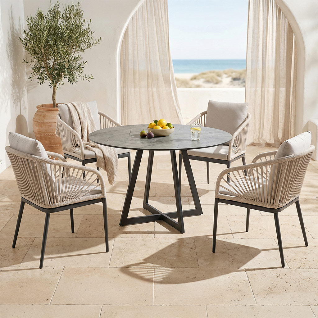 Niehoff Gartentisch Milan Rund 3 niehoff-milan-pino