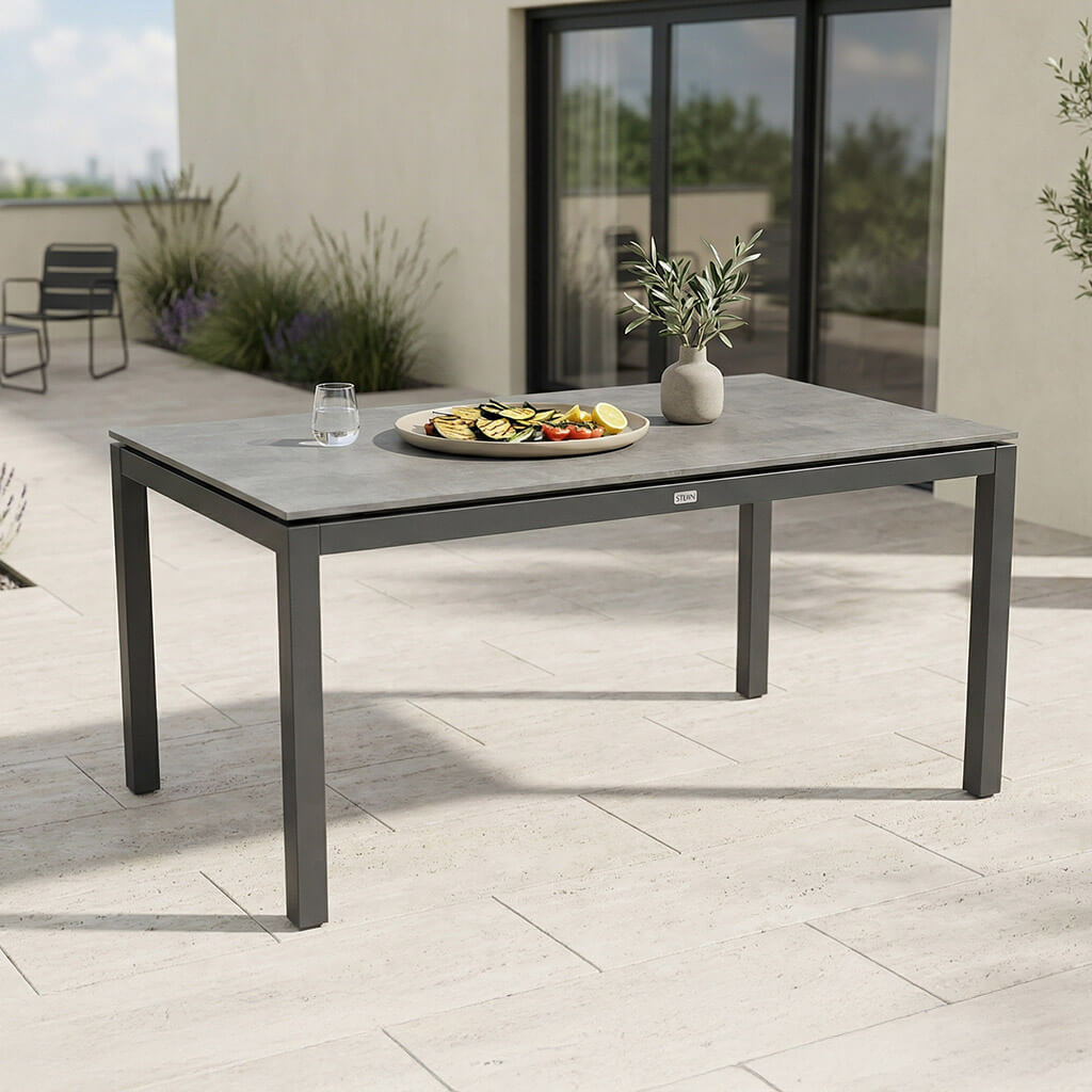 STERN Gartentisch Stein-Optik Aluminium 1 stern gartentisch stein-optik