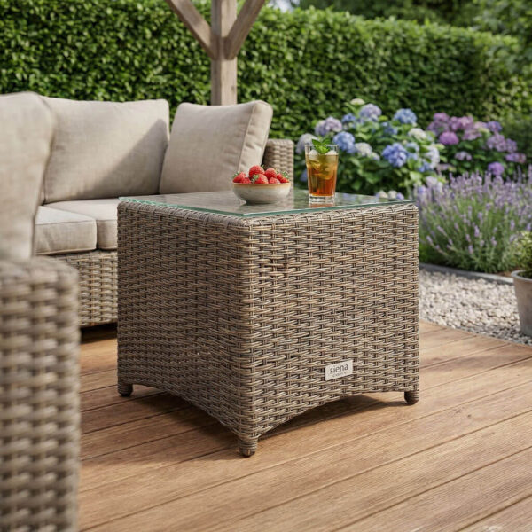 Möbel Kerkfeld in Borken - Möbel und Küchen auf 15.000 m² 13 GAUTZSCH Outdoor Beistelltisch Teramo Geflecht